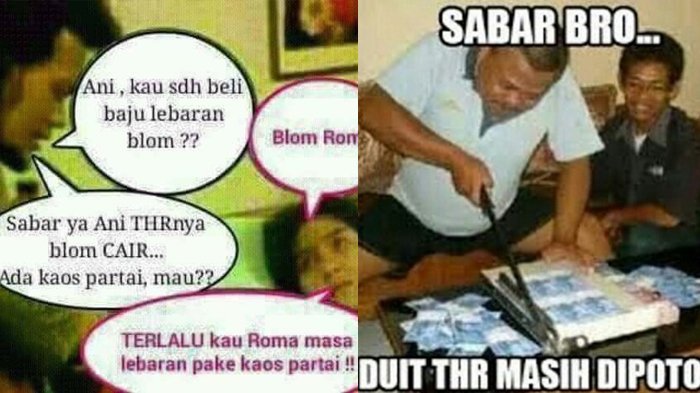 10 Meme THR Belum Cair, Lucu Sih Tapi Sedih Juga Kalau Ingat Nasib