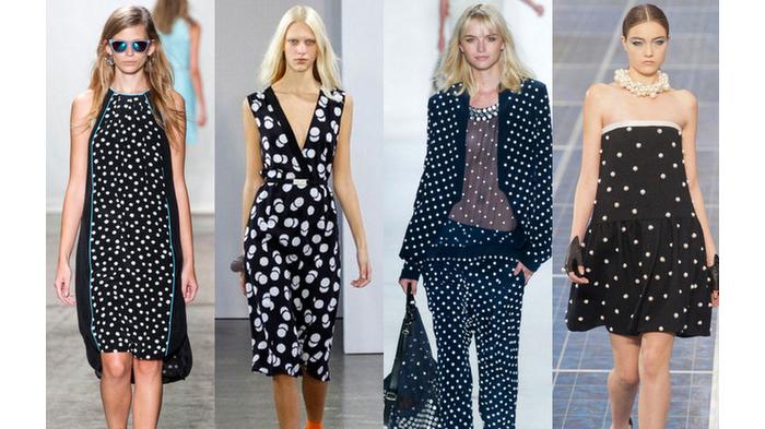 Tren Busana Polka Dot