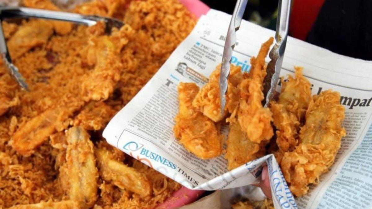 ukuran pisang goreng yang dijual pada umumnya