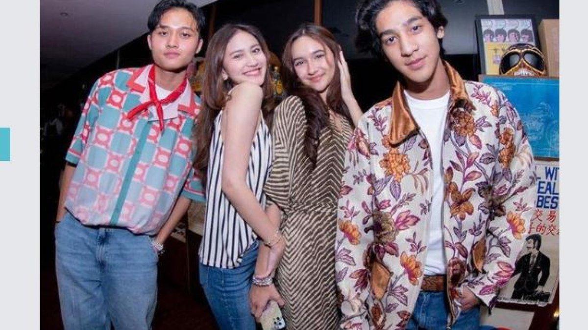 ulang tahunnya Njan juga dihadiri oleh teman-teman artis terdekatnya.