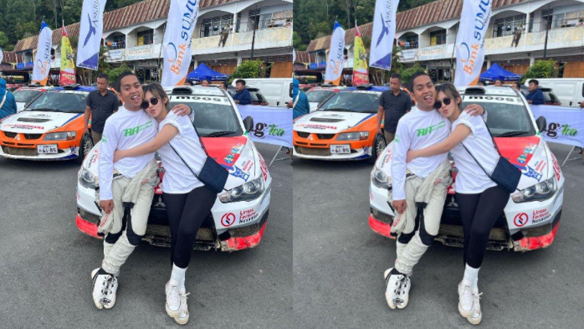 PACAR BARU VANESHA - Vanesha Prescilla gandeng Zhafran Rahmadi di acara nikahan Al Ghazali dan Alyssa Daguise.