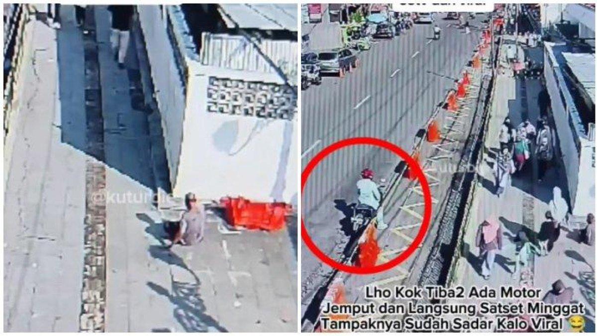 Video pengemis pura-pura lumpuh di Jogja