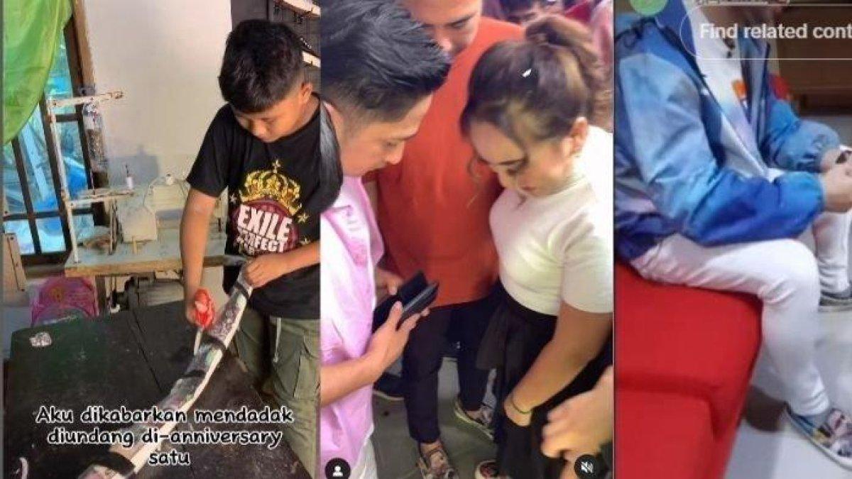 Viral sosok Rivan, remaja 13 tahun jual sepatu unik ke Raffi Ahmad.