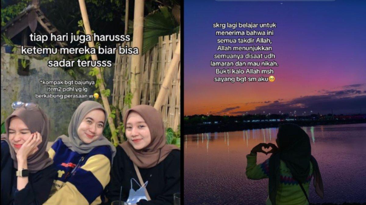 wanita itu dikelilingi oleh keluarga, sahabat