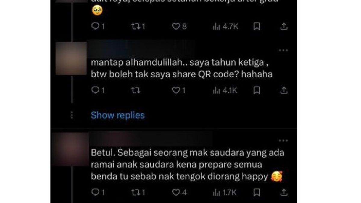 warganet memberikan