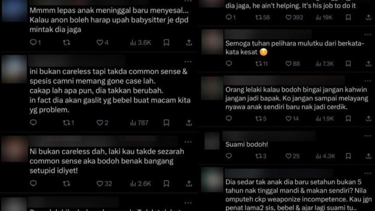 warganet menduka tindakan sang suami disengaja