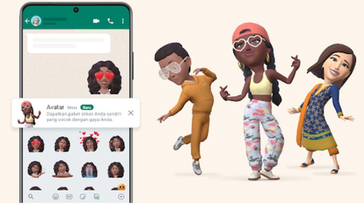 WhatsApp Avatar resmi dirilis di Indonesia.