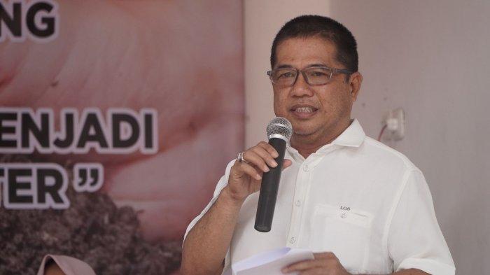 Bebas Manggazali saat membuka acara sosialisasi  Bidang Pengembangan Perpustakaan yang berbasis inklusif sosial, Rabu (29/5/2024).