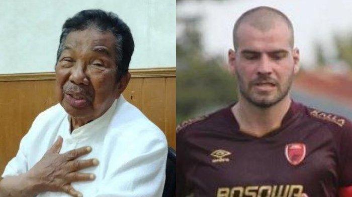 Kolase potret bos besar PSM Makassar Aksa Mahmud (kiri) dan Wiljan Pluim.