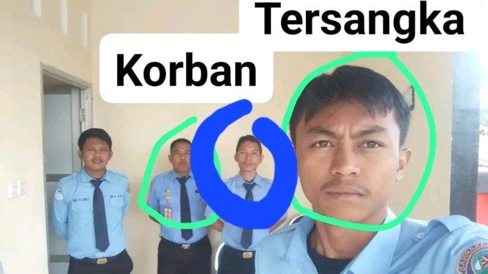 Foto korban dan pelaku insiden penikaman di halaman Kantor Basarnas Mamuju
