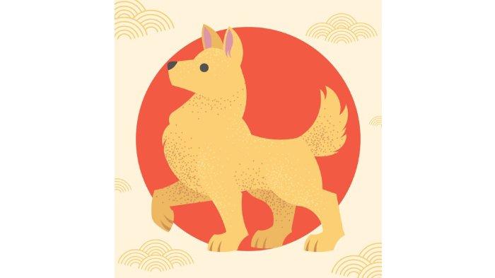 Ilustrasi Shio Anjing.