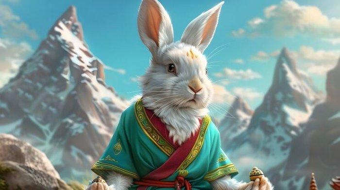 Ilustrasi Shio Kelinci.