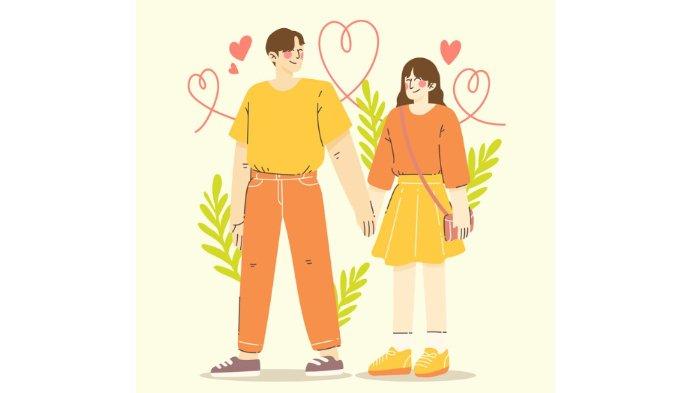 Ilustrasi pasangan.