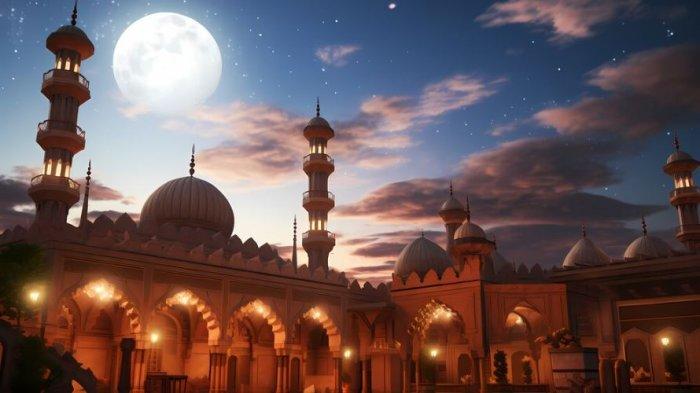 JADWAL IMSAKIYAH - Gambar hasil olahan Ai menunjukkan ilustrasi Ramadan 2025, diunggah Jumat (28/2/2025). Berikut jadwal imsak dan buka puasa di Provinsi Sulawesi Barat untuk besok, 1 Ramadan 1446 H atau Sabtu (1/3/2025).