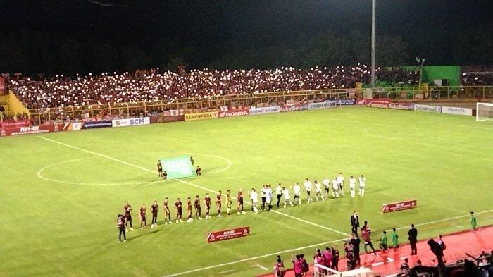 Kick off leg kedua Playoff Liga Champions Asia PSM Makassar vs Bali United di Stadion Gelora BJ Habibie, Kota Parepare, Sulawesi Selatan, Sabtu (10/6/2023) malam.(Ist)