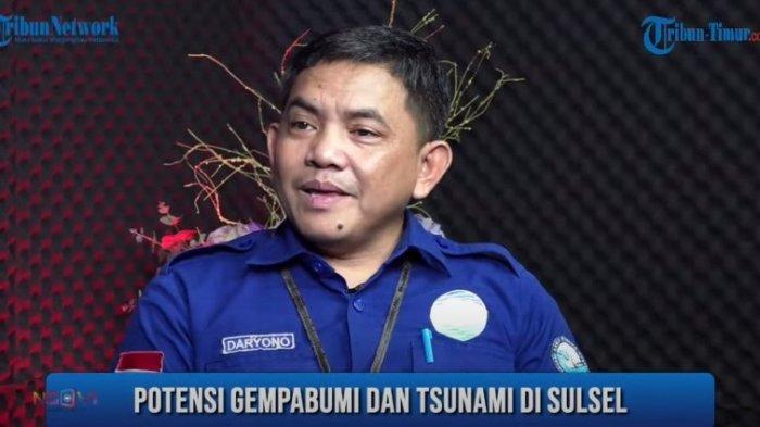 Koordinator Bidang Mitigasi Gempa Bumi dan Tsunami BMKG, Daryono Podcast bersama Tribun Timur