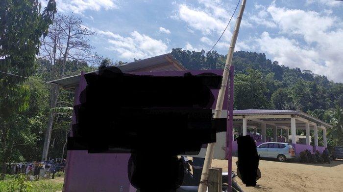Lokasi olah TKP Polres Polman atas kasus pencabulan pimpinan ponpes ke santrinya