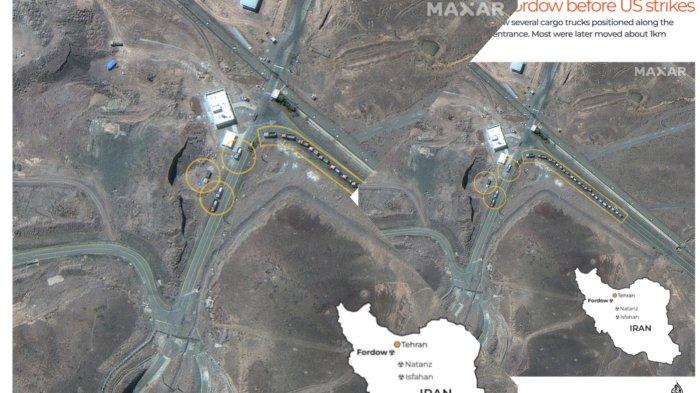 IRAN VS AS  - Penasihat Keamanan Iran, Ali Shamkhani, menyatakan fasilitas nuklir tidak ada kerusakan atau kebocoran meski sudah diserang Amerika Serikat (AS).Bahkan saat ini stok uranium yang diperkaya tetap utuh, walaupun diserang menggunakan enam pesawat B‑2 Spirit Stealth Bomber milik militer AS menjatuhkan 12 bom GBU-57A/B di situs nuklir Fordow Natanz dan Isfahan.