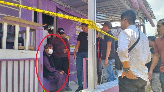 Polres Polman saat pemeriksaan kamar Ustas Zulfikar TKP pencabulan di Ponpes Surga Religi Dusun Tiga Malla, Desa Tapango, Kecamatan Tapango, Polman, Senin (10/7/2023).