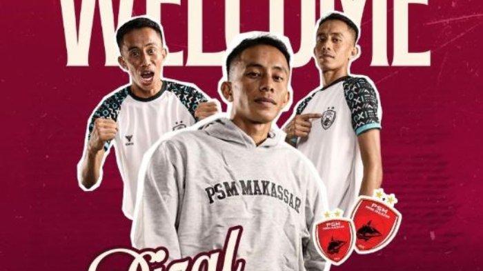 Rizal, pemain muda jebolan Akademi PSM Makassar diperkenalkan sebagai skuat anyar Juku Eja untuk Liga 1 musim 2024/ 2025, Senin (1/7/2024).