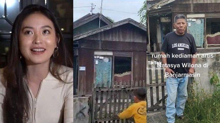 Rumah gubuk reyot Natasha Wilona di Banjarmasin