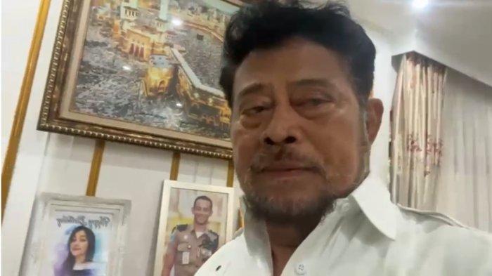 Syahrul Yasin Limpo membuat video usai diperiksa KPK