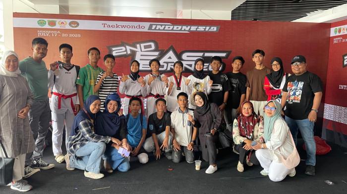 Tim Taekwondo Manakarra Mamuju di Kejuaraan Taekwondo Internasional East Borneo