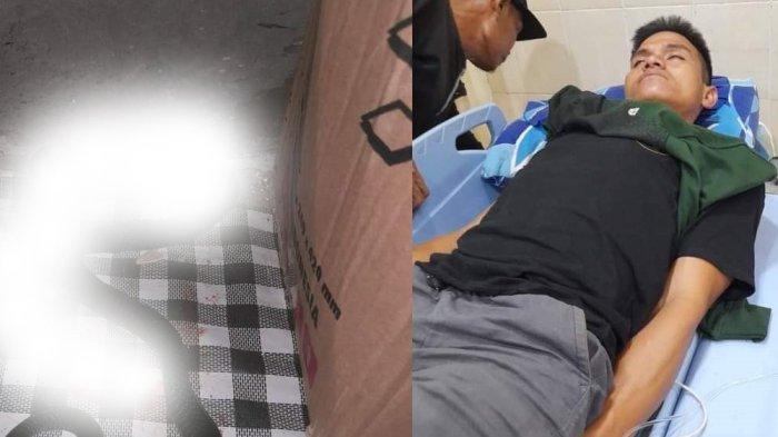 Warga Mamuju dan ulang king kobra yang menggigitnya