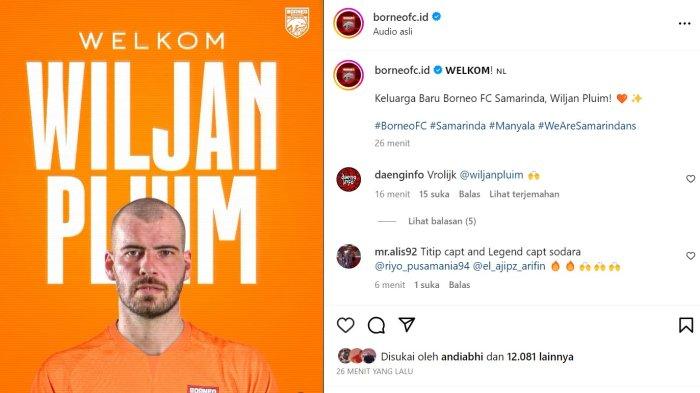 Wiljan Pluim ke Borneo FC
