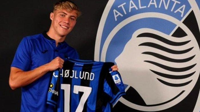 Penyerang tengah Inter Milan, Rasmus Hojlund.