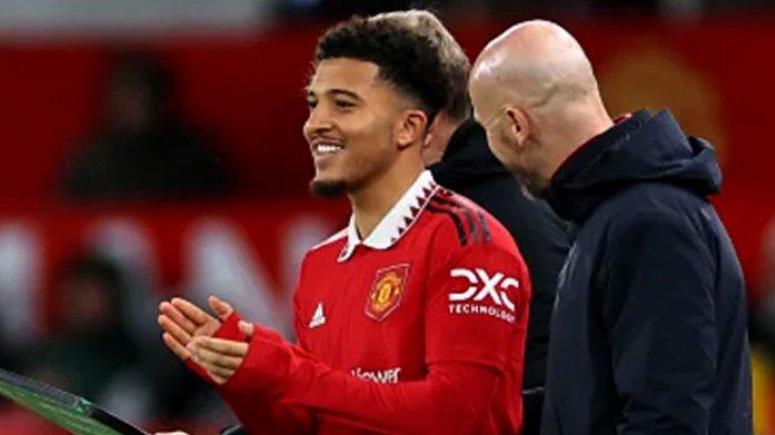 Puja-puji Sofyan Amrabat dan Harry Maguire dari pelatih Manchester United (MU) Erik ten Hag, alamat buruk bagi Jadon Sancho. Pujian tersebut dilontarkan kepada Amrabat dan Maquire usai laga Man United vs Crystal Palace dalam ronde ketiga Carabao Cup 2023/204 pada Rabu (27/09/2023).