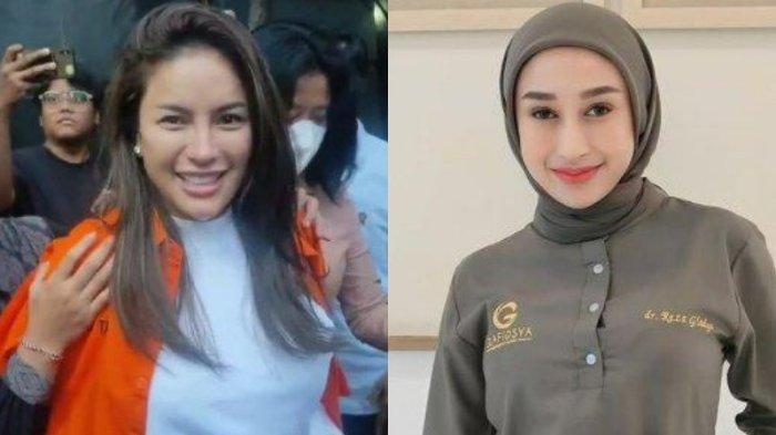 Kolase foto artis Nikita Mirzani saat ditahan Selasa (04/03/2025) serta foto arsip bos skincare sekaligus dokter kecantikan Reza Gladys. Artis Nikita ditahas Kepolisian Daerah (Polda) Metro Jaya dalam dugaan kasus pemerasan yang dilaporkan Reza.