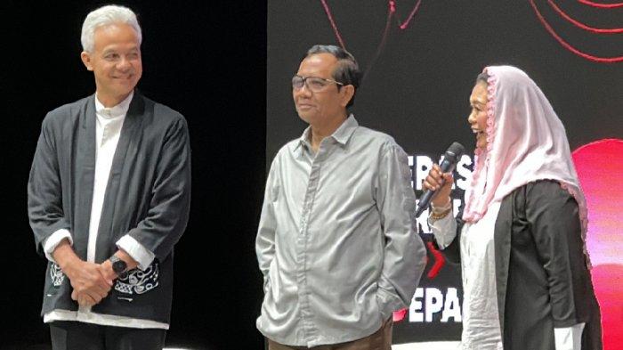Dewan Penasihat Tim Kampanye Nasional (TPN) Ganjar-Mahfud, Zannuba Ariffah Chafsoh atau akrab disapa Yenny Wahid