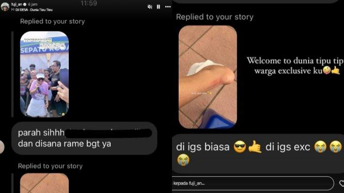 Postingan Fuji soal kondisinya usai ikut event lari di Kendari.