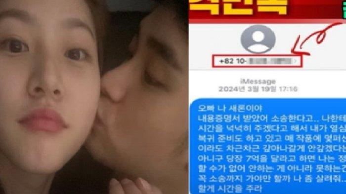 KIM SOO HYUN KENCAN- Garosero Research Institute mengklaim telah memperoleh bukti terkait hubungan Kim Soo Hyun dan Kim Sae Ron termasuk dua foto sensitif yang mereka rilis pada hari yang sama, Selasa (11/3/2025).