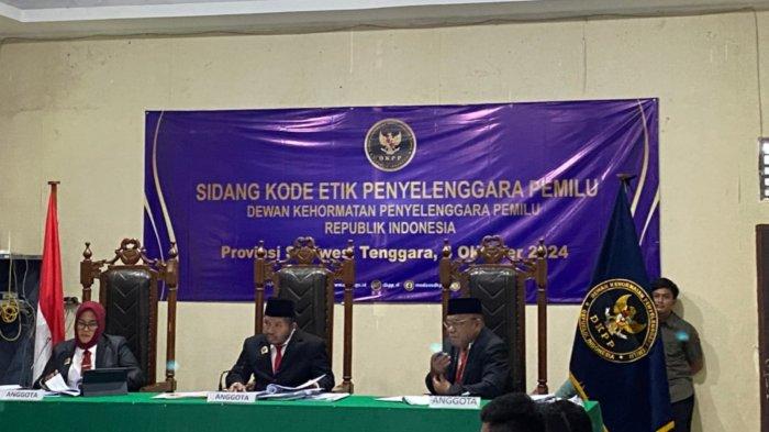 Komisi Pemilihan Umum (KPU) dan Badan Pengawas Pemilihan Umum (Bawaslu) Kabupaten Konawe disidang kode etik Penyelenggara Pemilu, oleh Dewan Kehormatan Penyelenggara Pemilu Republik Indonesia (DKPP RI).