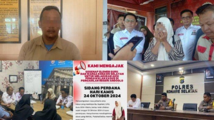 Cerita kasus guru Supriyani, guru honorer sekolah dasar (SD) negeri di Kecamatan Baito, Konawe Selatan (Konsel), Sulawesi Tenggara (Sultra). Demikian pula update terbaru dugaan kasus guru aniaya murid SD kelas 1 berinisial M, anak pasangan Aipda WH, dan ibu N, yang mempolisikan sang ibu guru.