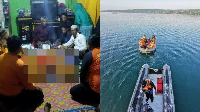 Kapal tenggelam di Teluk Mawasangka Tengah, Kabupaten Buton Tengah (Buteng), Sulawesi Tenggara (Sultra), pada Senin (24/07/2023). Kapal tenggelam tersebut mengangkut sekitar 40 penumpang yang menghadiri perayaan Hari Ulang Tahun atau HUT Buteng, Provinsi Sultra.