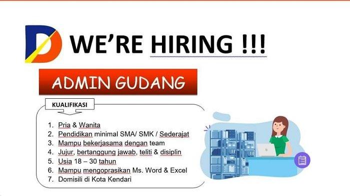 Lowongan Kerja Kendari Pt Landipo Niaga Raya Buka Rekrutmen Admin