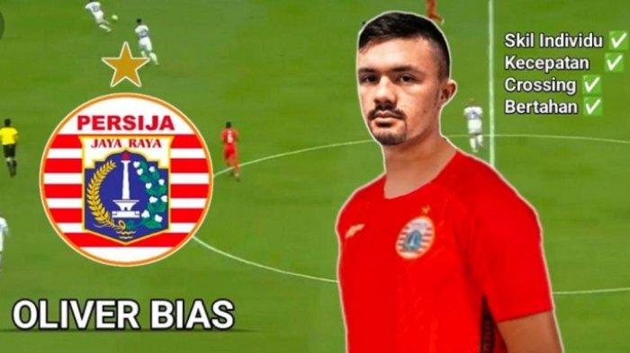 Oliver Bias resmi berseragam Persija Jakarta, untuk musim 2023-2024. Ia digaet Macan Kemayoran dengan status pinjaman dari klub Liga 2 FK Pribram Ceko.
