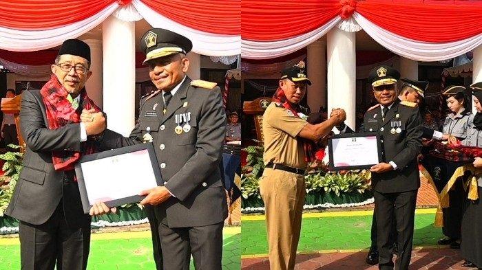 Penghargaan ini diberikan oleh Kakanwil Kemenkumham Sultra, Silvester Sili Laba, saat Upacara Peringatan Hari Kemenkumham (HDKD) ke-78 Tahun 2023