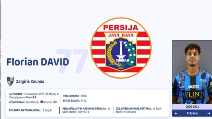 Info Transfer Pemain BRI Liga 1 2023-2024. Persija Jakarta Ditawari Florian David. Berikut Profil, Statistik dan Market Value, Calon Tandem Maciej Gajos di lini tengah.