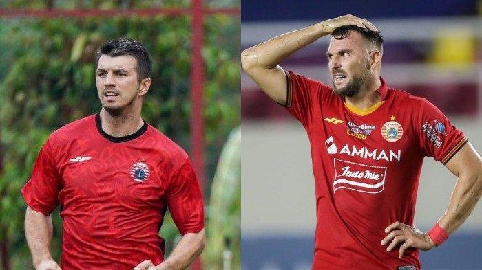 Dua pemain asing Persija Jakarta, yakni Ondrej Kudela dan Marko Simic