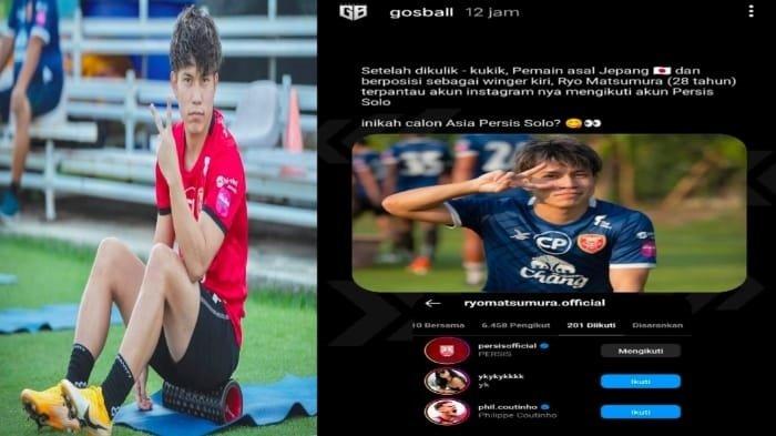 Sosok Ryo Matsumura pemain asing Persija Jakarta