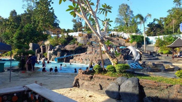 Permandian Mantara Waterpark di Kelurahan Abeli Dalam, Kecamatan Puuwatu, Kendari, Sultra, tak jauh dari gerbang perbatasan Puuwatu Kota Kendari dengan Kabupaten Konawe.