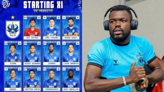 Sudi Abdallah striker PSIS Semarang di Liga 1 musim 2024-2025.