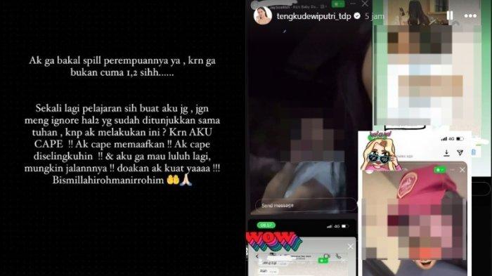 Artis Tengku Dewi Putri membongkar dugaan perselingkuhan suaminya Andrew Andika. Dugaan sang suami selingkuh itupun diungkapkan melalui unggahan terbaru akun Instagram @tengkudewiputri_tdp, Kamis (8/5/2024). Dalam unggahan InstaStory akun IG yang sudah memiliki 1,2 juta pengikut itu, Dewi menuding suaminya berselingkuh.