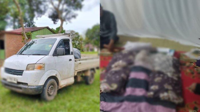 MENINGGAL DI MOBIL - Kolase foto mobil pikap dan seorang anak laki-laki R (7) di Konawe Sulawesi Tenggara (Sultra), meninggal dunia usai terkunci di mobil saat bermain. Insiden nahas tersebut terjadi pada Selasa (3/6/2025) pagi, di Kelurahan Asinua Kecamatan Unaaha.