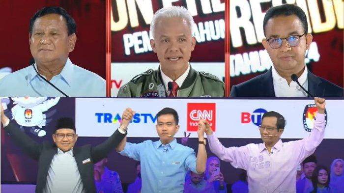 Berikut 10 fakta debat Capres kelima di Pemilihan Presiden atau Pilpres 2024, terbaru perubahan segmen pamungkas yakni penyampaian pernyataan penutup. Simak pula fakta-fakta lainnya terkait debat Calon Presiden atau Capres 2024 antara Anies Baswedan, Prabowo Subianto, dan Ganjar Pranowo, yang dijadwalkan berlangsung, Minggu (4/2/2024) malam.