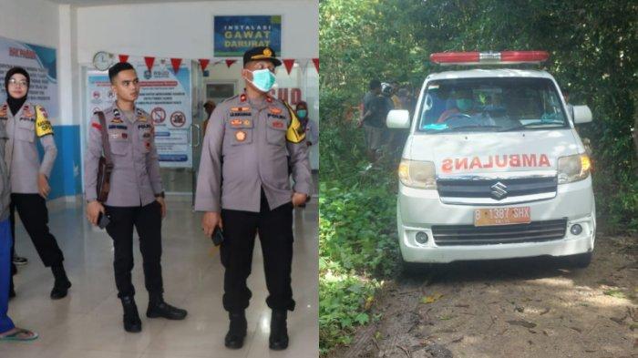 Wakapolres Wakatobi Kompol La Ode Surahman Hamu usai pemeriksaan visum et repertum (VER) jenazah calon pengantin yang ditemukan tewas tragis pada Jumat (17/5/2024). Calon pengantin tersebut ditemukan meregang nyawa bertepatan hari pernikahan.